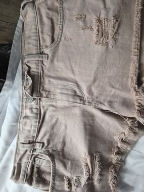 Lucky Brand Soft Blush Denim Cutoff Shorts